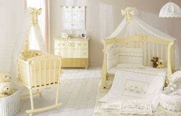 Детская кроватка в интерьере Pali Tiffany Prestige
