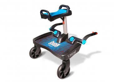 Lascal BuggyBoard  Maxi Plus  with-Blue-Saddle-side-right