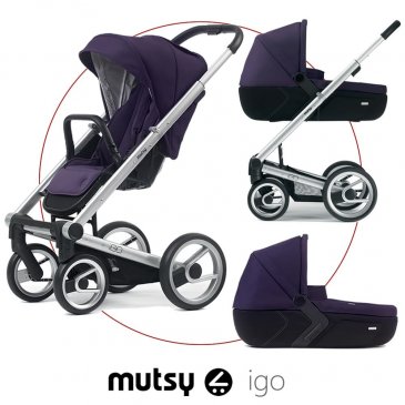 Mutsy Igo Lite (2 в 1) Purple - шасси Silver