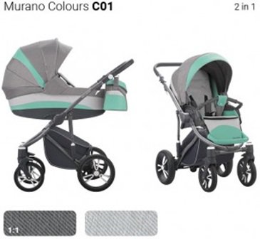 Bebetto Murano Colours (ecco кожа+ткань) (2 в 1) С01