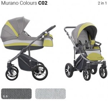 Bebetto Murano Colours (ecco кожа+ткань) (2 в 1) С02