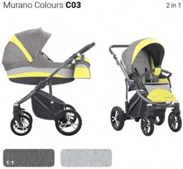 Bebetto Murano Colours (ecco кожа+ткань) (2 в 1) С03