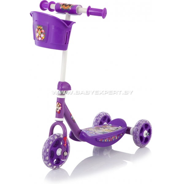 Baby Care 3 Wheel Scooter CMC008 фиолетовый