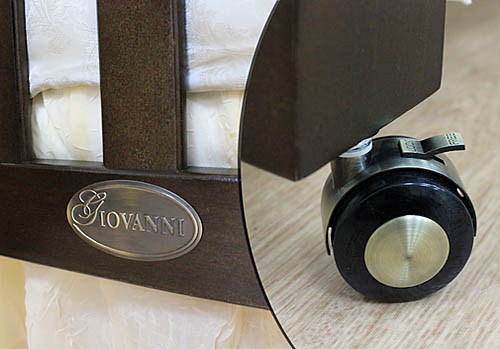 Кроватка Giovanni Браво вид колеса со стопором