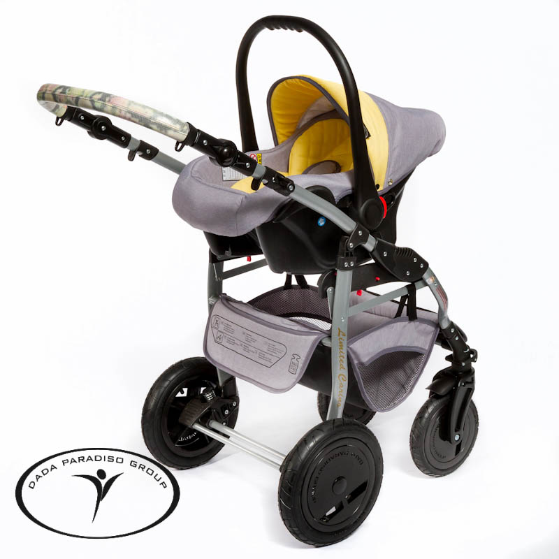 Модуль детская люлька-автокресло в универсальной коляске  Dada Paradiso Group Carino Pastel (3 в 1)
