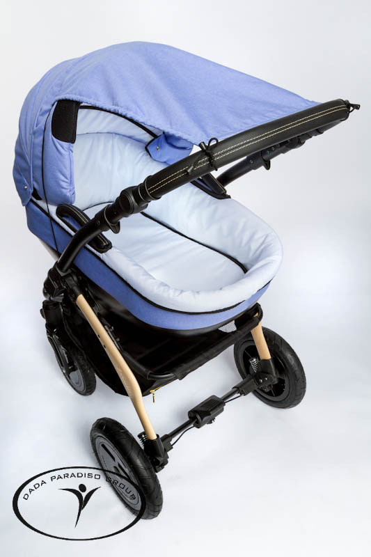 Универсальная коляска D.P.G. Carmelo 04 с натянутым тентом, защита малыша от слолнышка